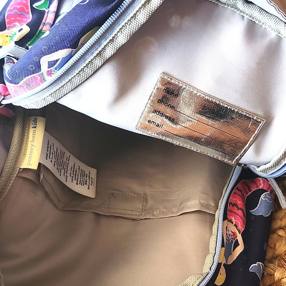 Pottery Barn KIDS MacKenzie Navy Mermaid Backpack - Picture 4 of 6